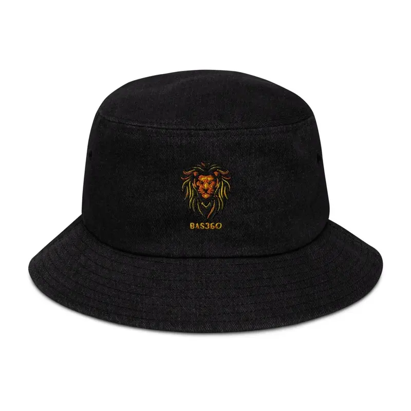 Bas360 (Lion Edition) Denim Bucket Hat